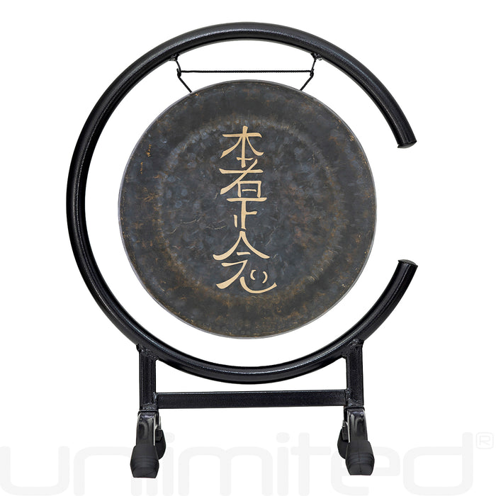 10" Hon Sha Ze Sho Nen Reiki Gong on Stands