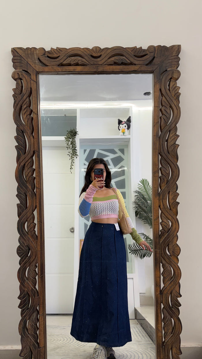 16 Pinterest Denim Skirt 26 waist/l:33