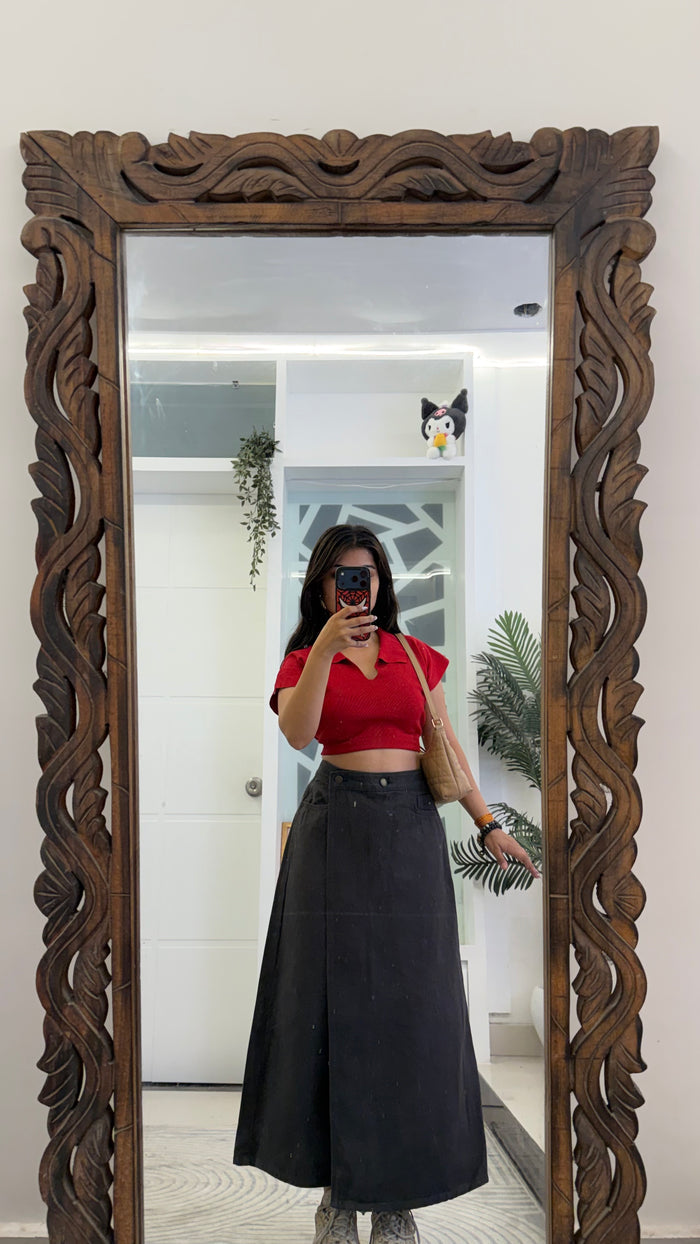 23 Pinterest Denim Pants ( look like skirt ) 30 waist/l:33