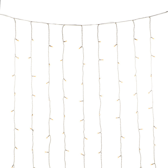 320 LED Frosted Amber Light Drop Curtain