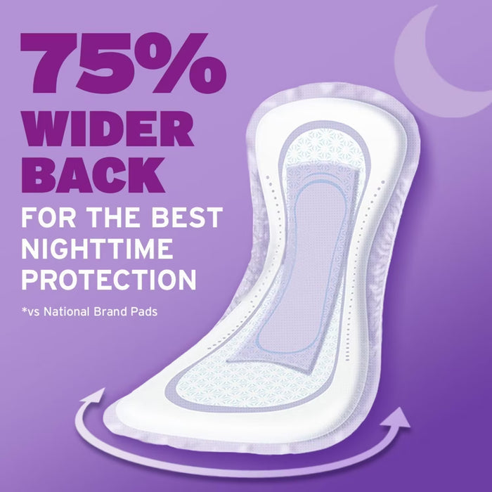 Always Maxi Extra Heavy Overnight Size 5 Pads with Wings Unscented - 36 Ct - 3 Pack