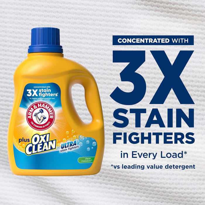 ARM & HAMMER OxiClean Meadow Detergent - 96.2 oz - 4 Pack