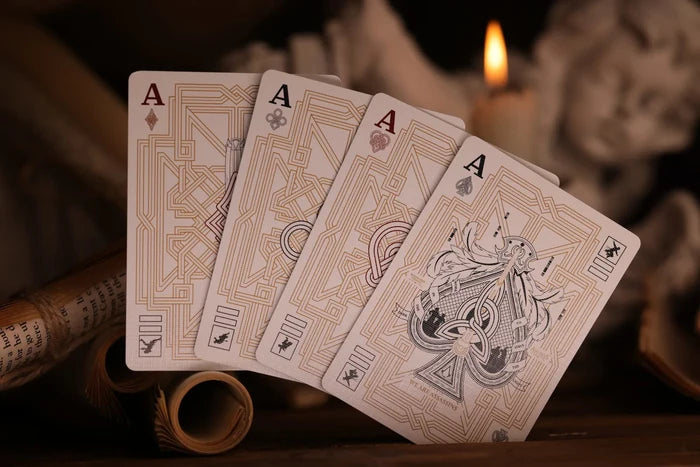 Assassin's Creed Legacy Playing Cards - WHITE HIDDEN BLADE Edition
