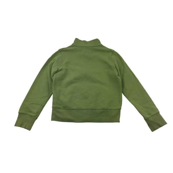 Benetton 7 years green zipped sweater