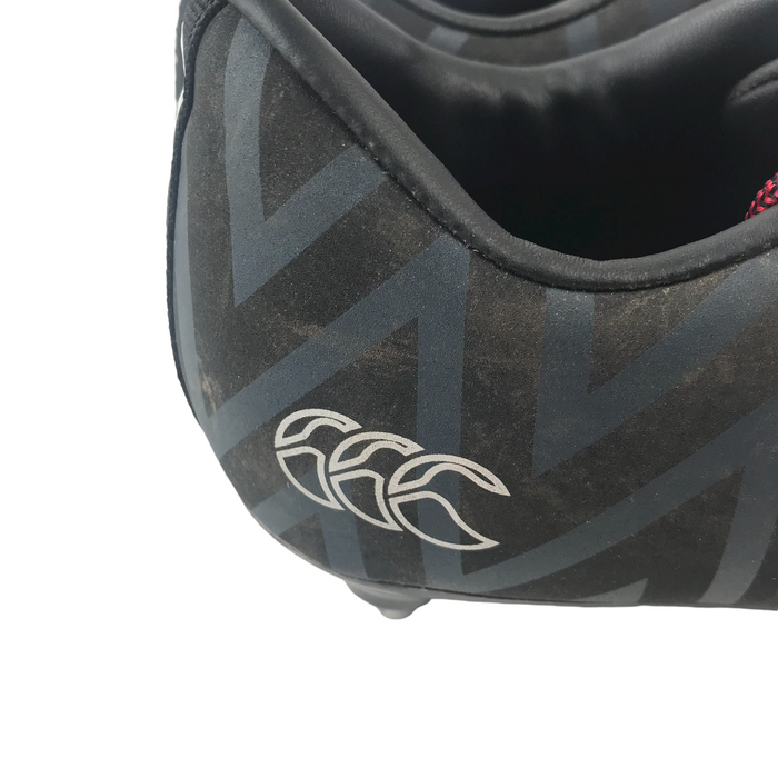 Canterbury soze UK 3 black grey and red rugby boots