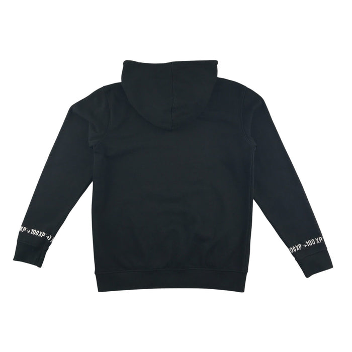 City Comfort 11-12 years black gaming print cotton hoodie
