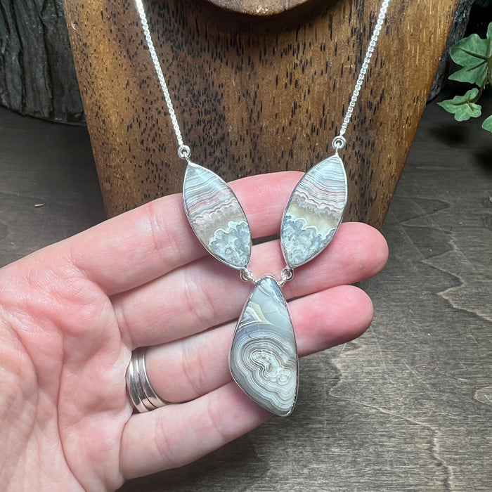 Crazy Lace Agate Necklace