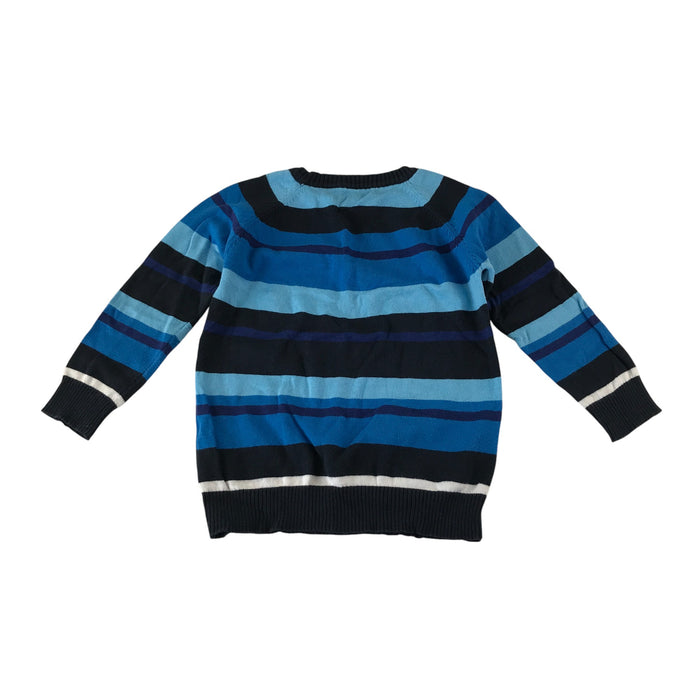Debenhams 4-5 years blue striped light cotton jumper