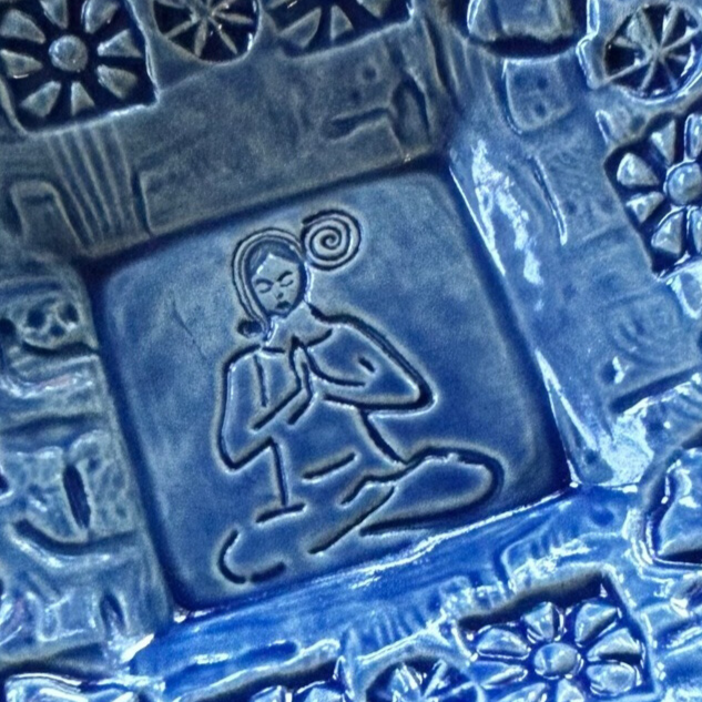 Dipping Dish - Meditation - Delft Blue