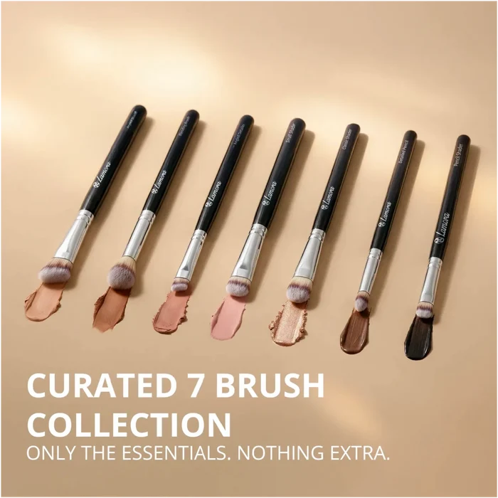 Eyeshadow Brush Set Black - Lamora Beauty
