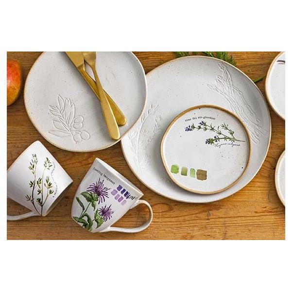 Rosanna Inc Farm to Table Debossed Plate - Asparagus | Koop.co.nz