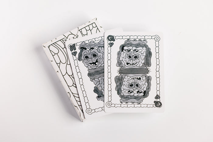 Fontaine Royal Fever Playing Cards - White