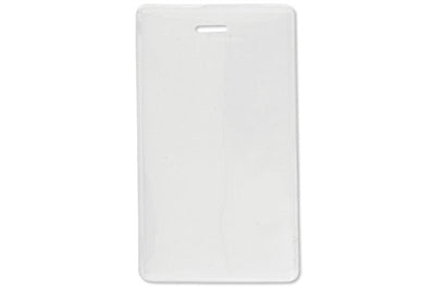 Frosted-Back Vertical Proximity Card Holder - 1840-5055, Qty = 100
