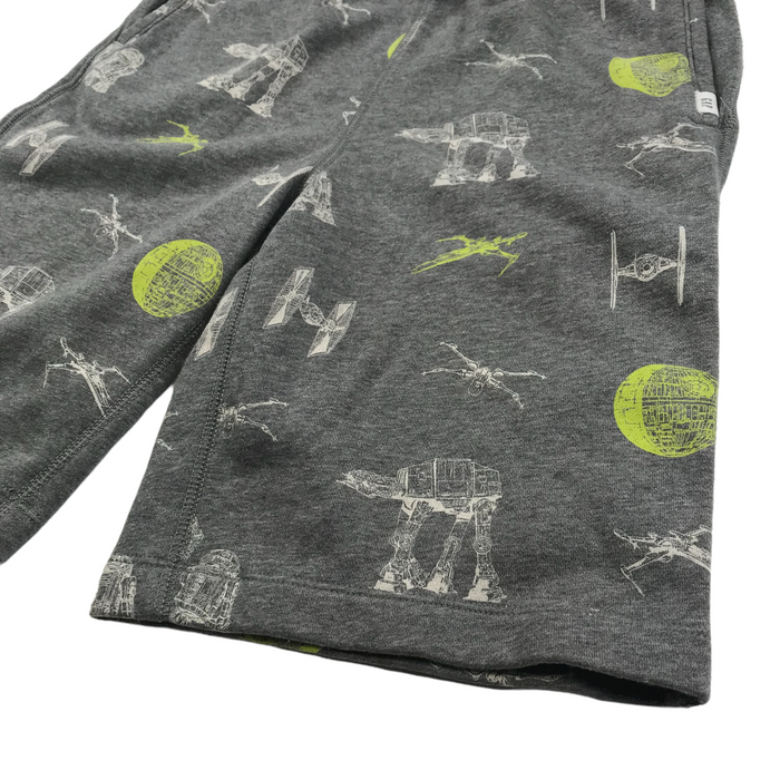 Gap 8-9 years grey star wars jersey pull up shorts