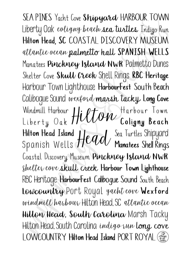 Hilton Head, SC Spiral Notebook