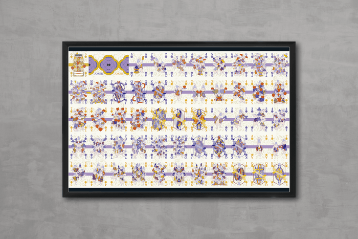 Kamiarizuki Playing Cards - Uncut Sheet