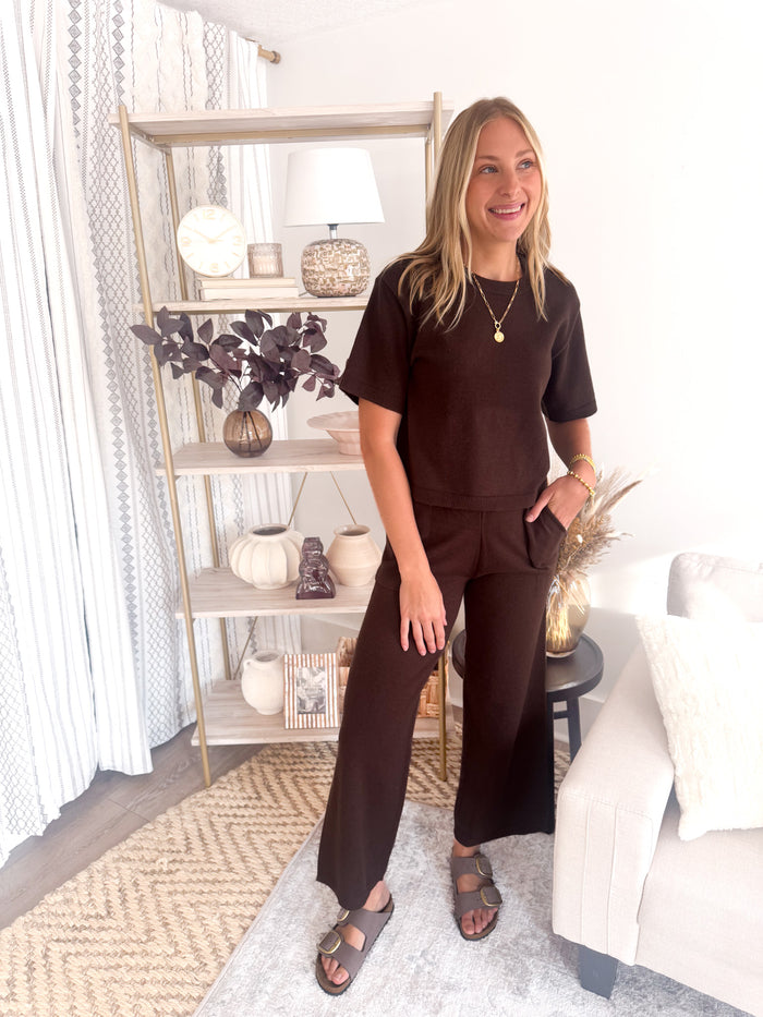Kori Knit Wide Leg Pant