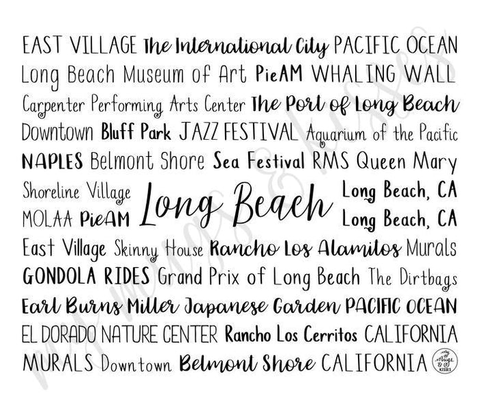 Long Beach, CA Travel Mug