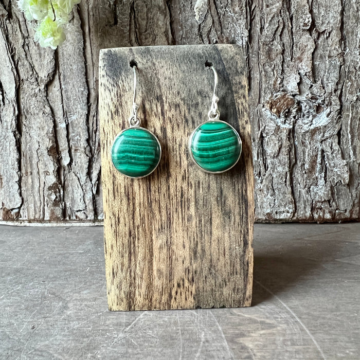 Malachite Earrings