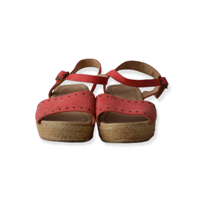 Mantaray size UK 1 pink lift platform sandals