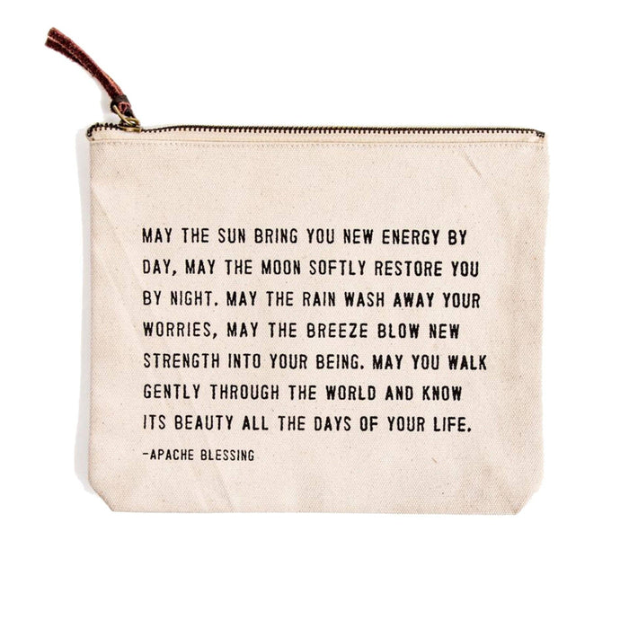 May The Sun Bring You Energy Canvas Zip Bag