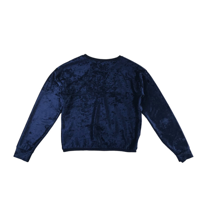 M&Co 11 years navy velvet brooklyn nyc sweater