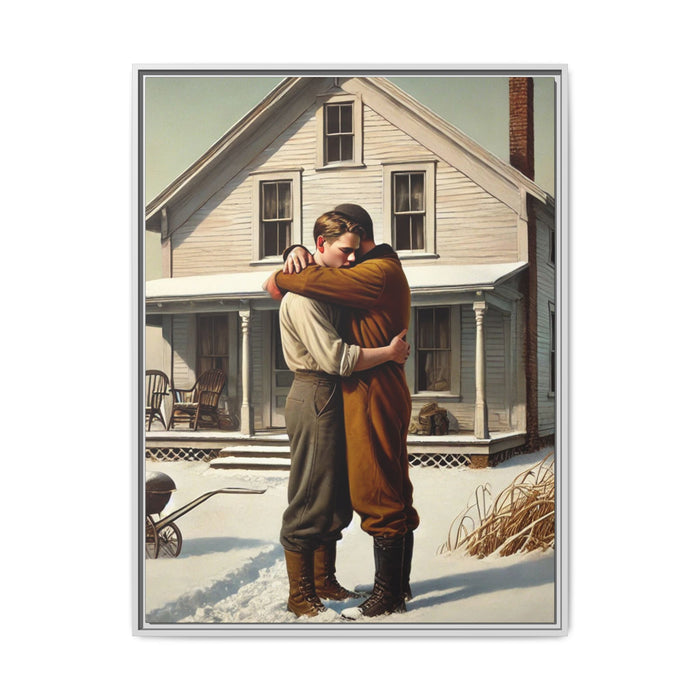 30" x 40" (Vertical) / White / 1.25"
