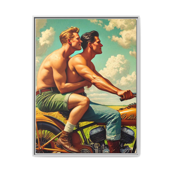 30" x 40" (Vertical) / White / 1.25"
