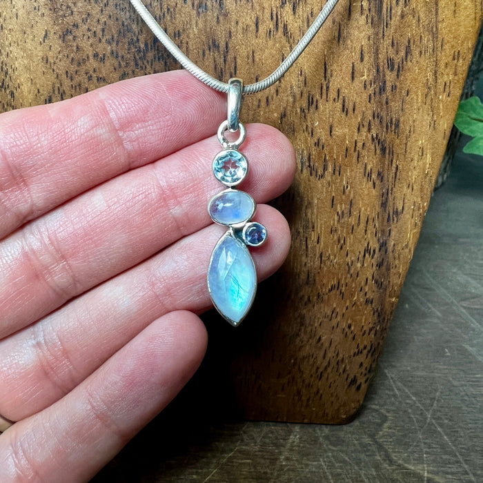 Moonstone Mulitstone Pendant