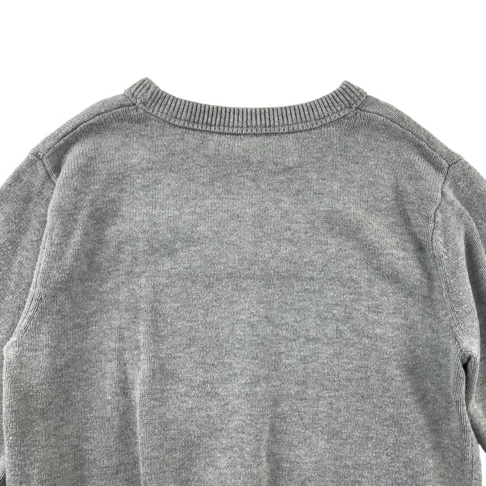 M&S 5 years grey triangle pattern cotton jumper