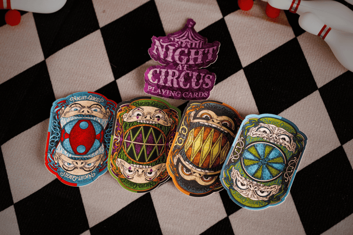 Night at Circus Playing Cards - Die-cut Sticker Set