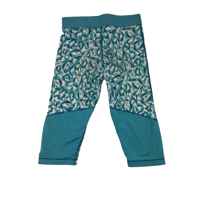 Nike 7-8 years blue patterned 3/4 sport leggings