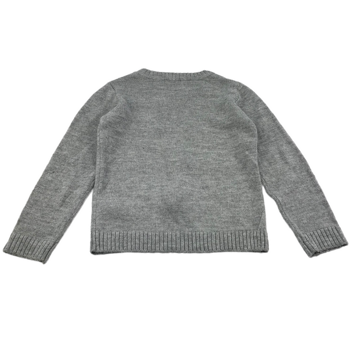 Nutmeg 9 years grey festive reindeer jumper