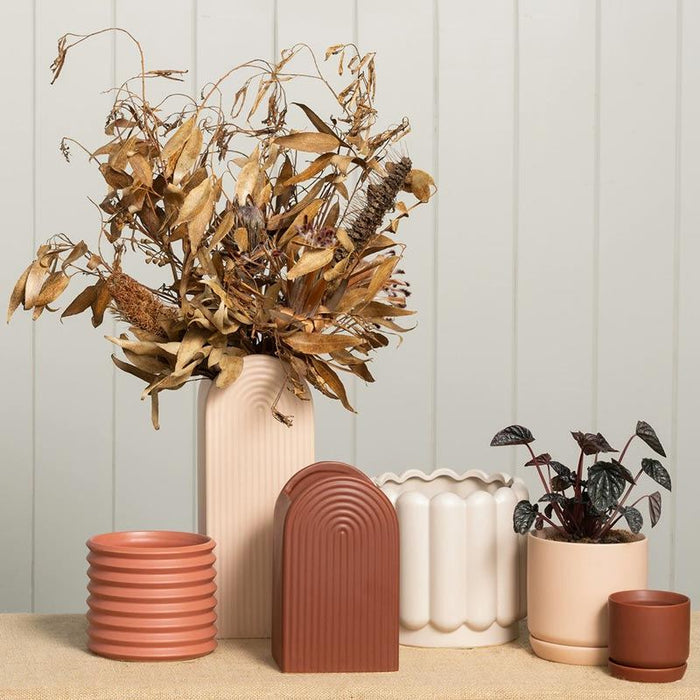 Potted Oslo Planter - Peach | Koop.co.nz