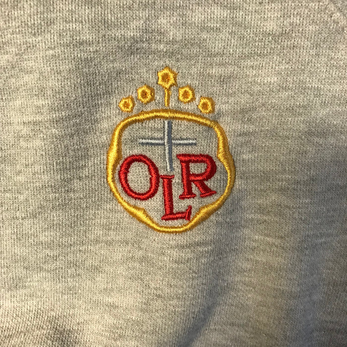 *Our Lady of the Rosary Primary Light Grey crewneck sweatshirt