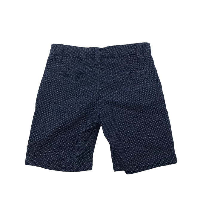 Primark 4 years navy blue dot pattern chino shorts