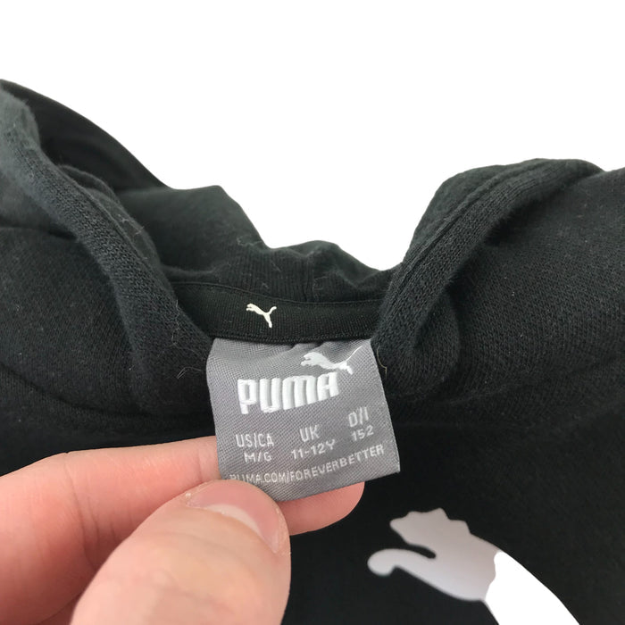 Puma 10-12 years black plain pullover