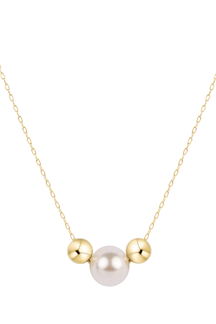 Purpose Pearl 16" Necklace Gold