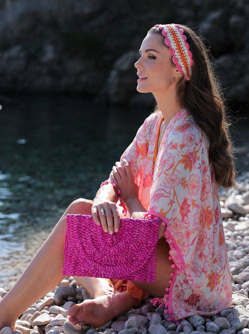 Simonetta Clutch ~ Pink