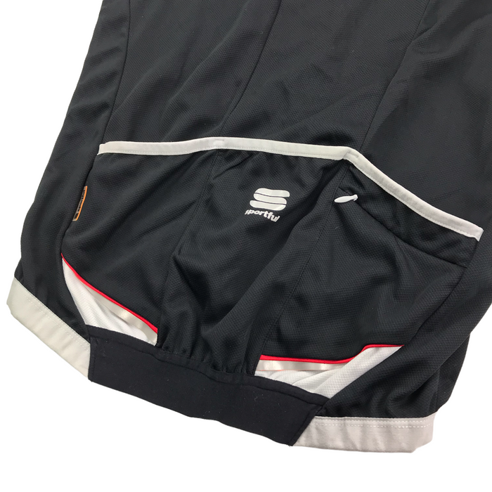 Sportful men's L black short sleeve cycling top