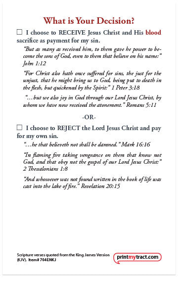 The Blood Atonement (KJV)