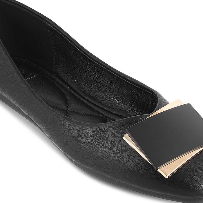 The Londre Black Women's Casual Ballerinas Tresmode - Tresmode