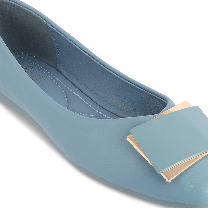 The Londre Blue Women's Casual Ballerinas Tresmode - Tresmode