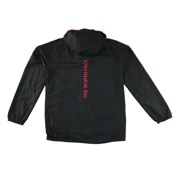 The North Face 14-16 years black and grey hooded windbreaker