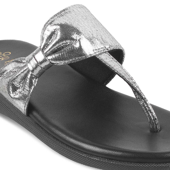 The Tobow Silver Women's Casual Flats Tresmode - Tresmode