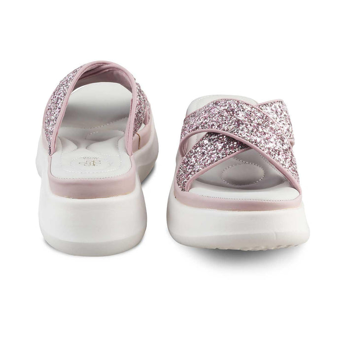 The Tonned Pink Women's Dress Wedges Tresmode - Tresmode