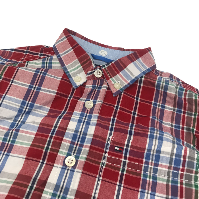 Tommy Hilfiger 5 years red checked shirt