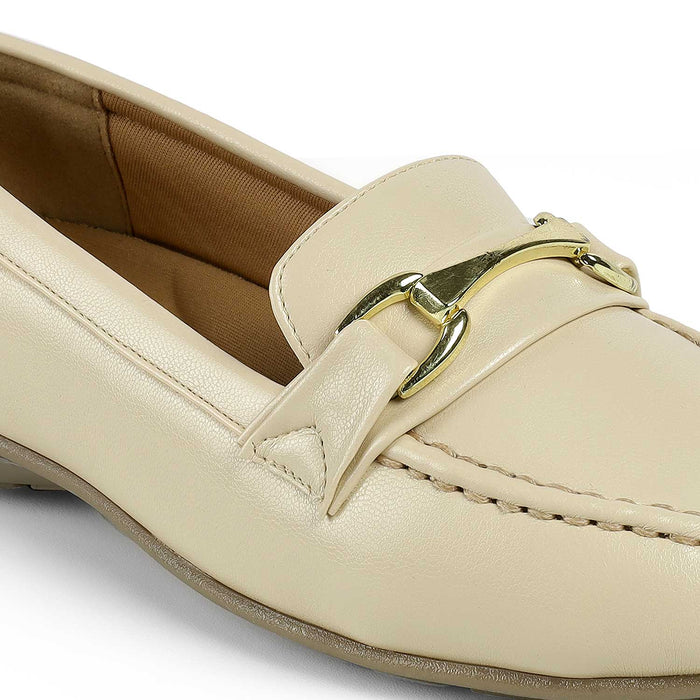 Tresmode Buc Beige Women's Casual Loafers