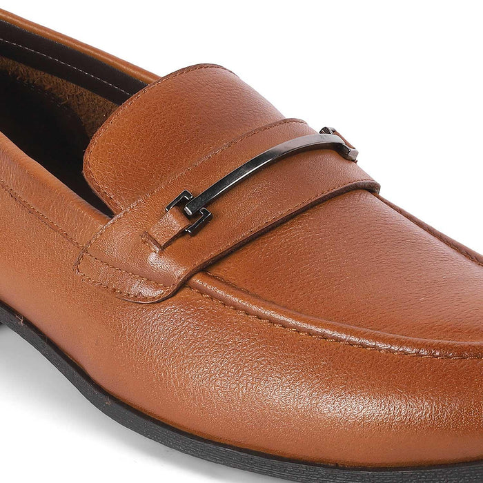Byron Tan Men's Formal Leather Loafers Tresmode