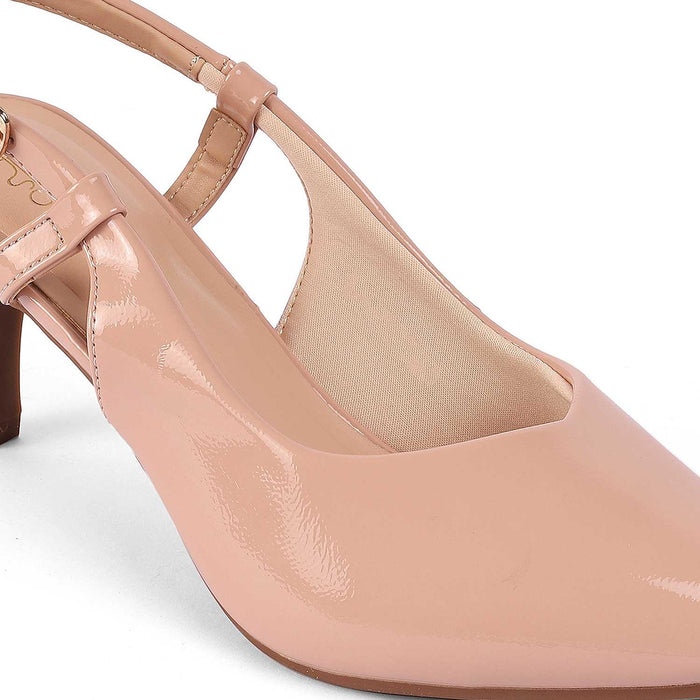 Saka Nude Women's Dress Pumps Tresmode
